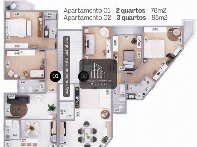 #811 - Apartamento para Venda em Poços de Caldas - MG - 2
